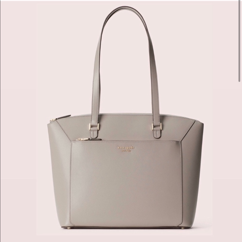 Kate Spade large Louise Tote true taupe